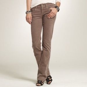 Dark beige J. Crew matchstick corduroy pants